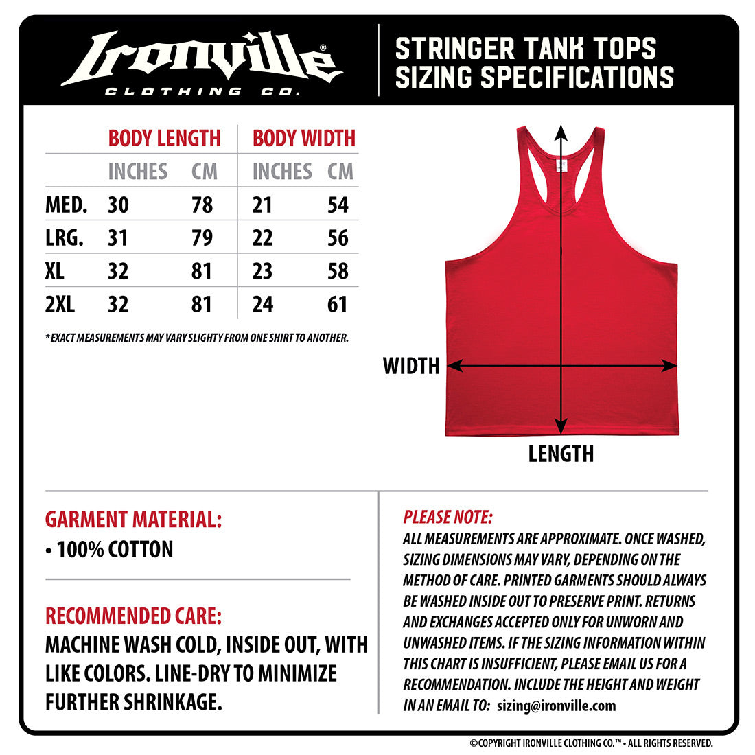 Ironville SEEK DESTROY Stringer Tank Top