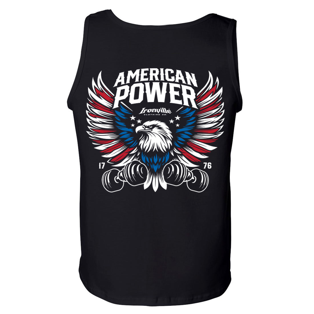 Ironville AMERICAN POWER Standard Cut Tank Top
