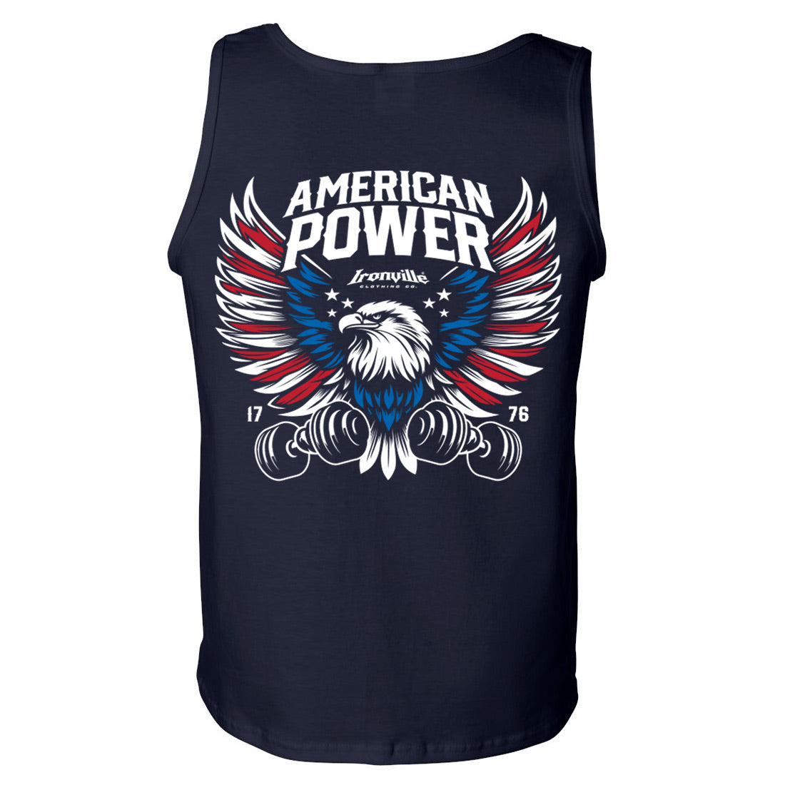 Ironville AMERICAN POWER Standard Cut Tank Top
