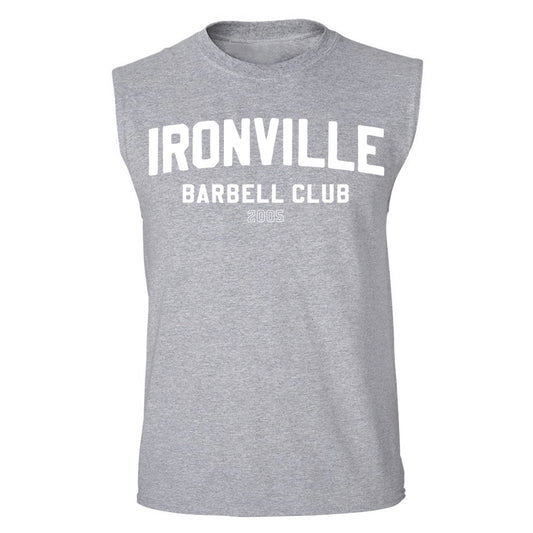 Ironville BARBELL CLUB Sleeveless Muscle T-shirt