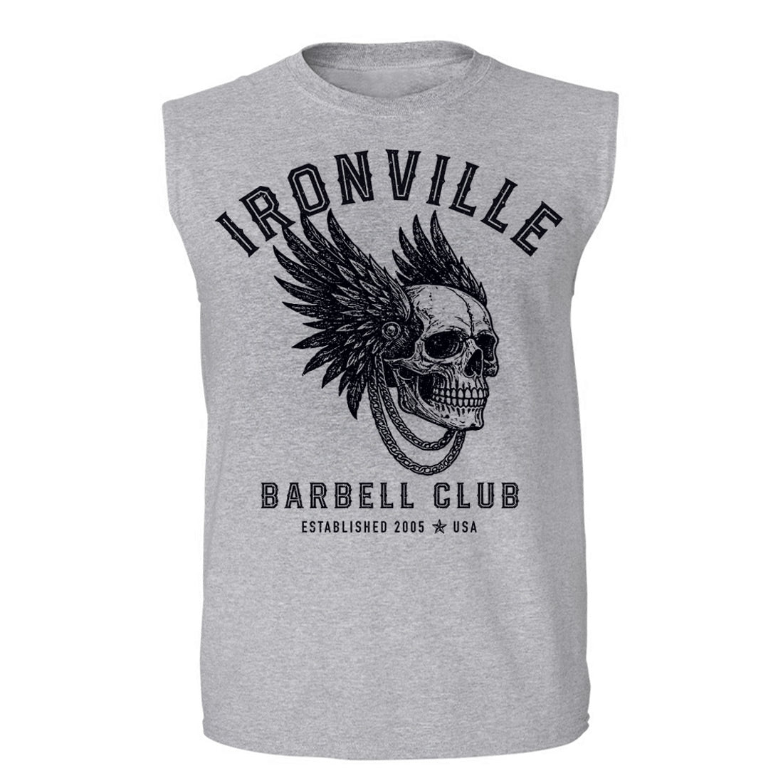 Ironville BARBELL WARRIOR Sleeveless Muscle Shirt