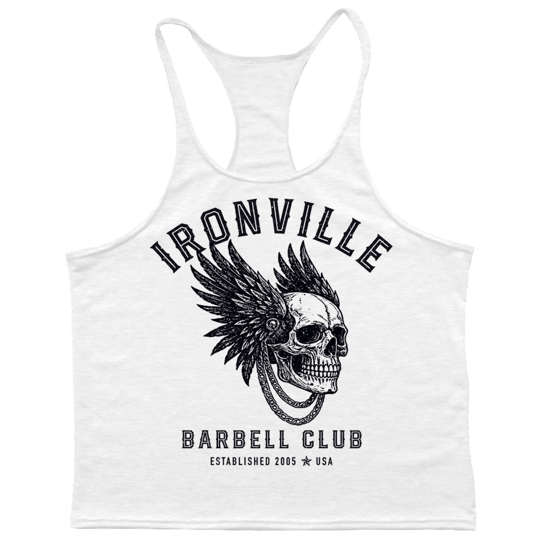 Ironville BARBELL WARRIOR Stringer Tank Top