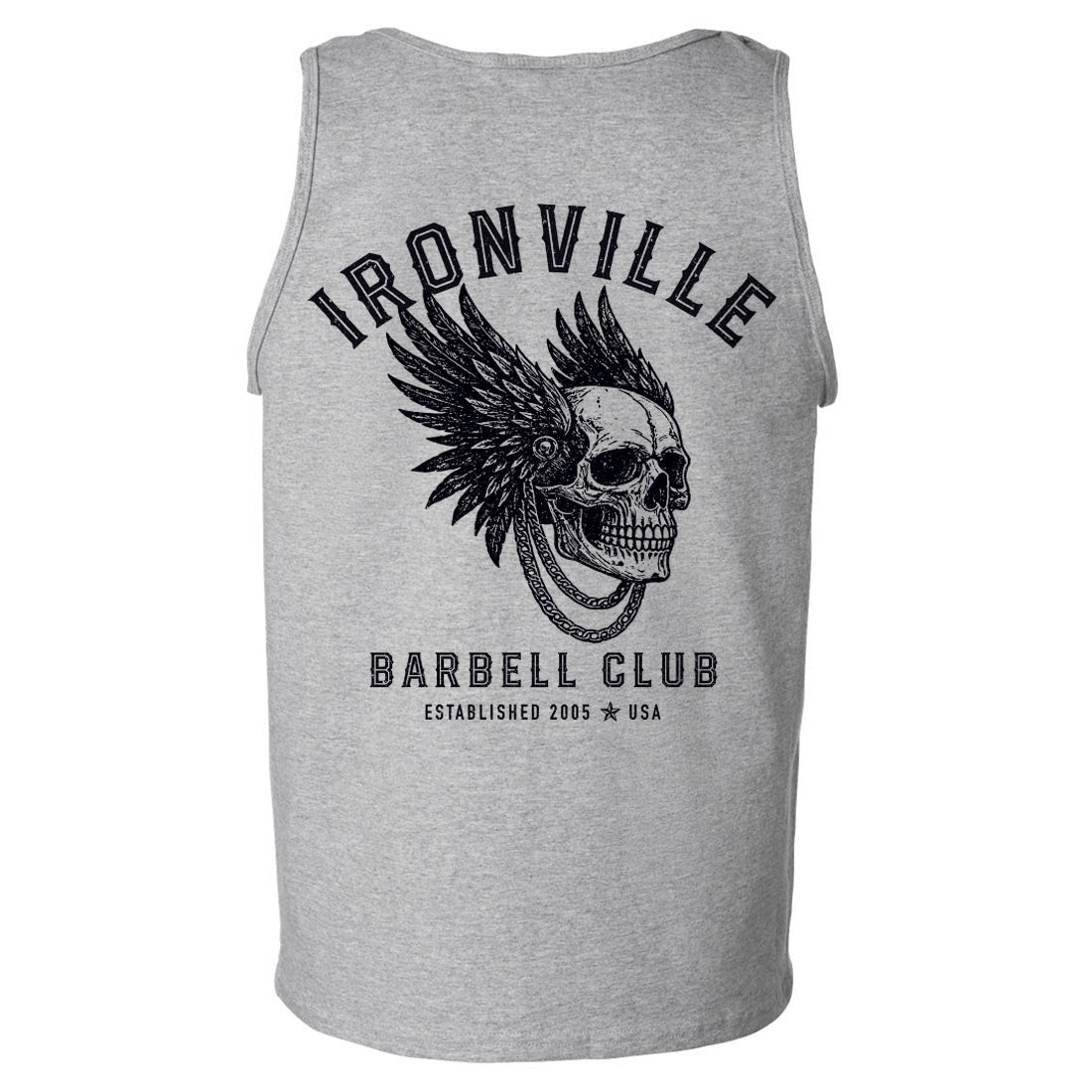 Ironville BARBELL WARRIOR Standard Cut Tank Top