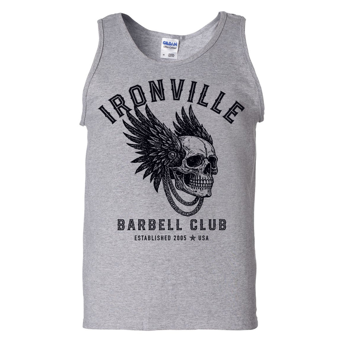Ironville BARBELL WARRIOR Standard Cut Tank Top