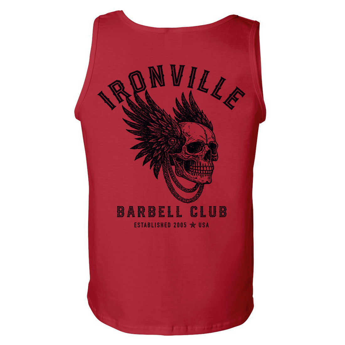 Ironville BARBELL WARRIOR Standard Cut Tank Top