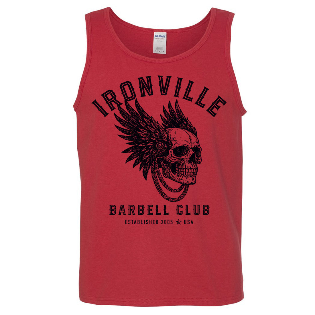 Ironville BARBELL WARRIOR Standard Cut Tank Top