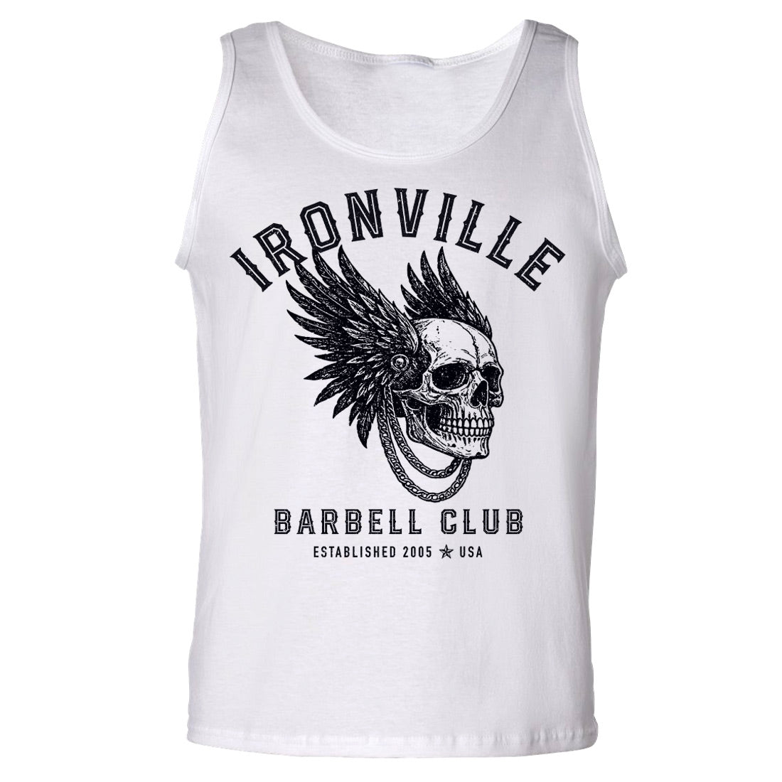 Ironville BARBELL WARRIOR Standard Cut Tank Top
