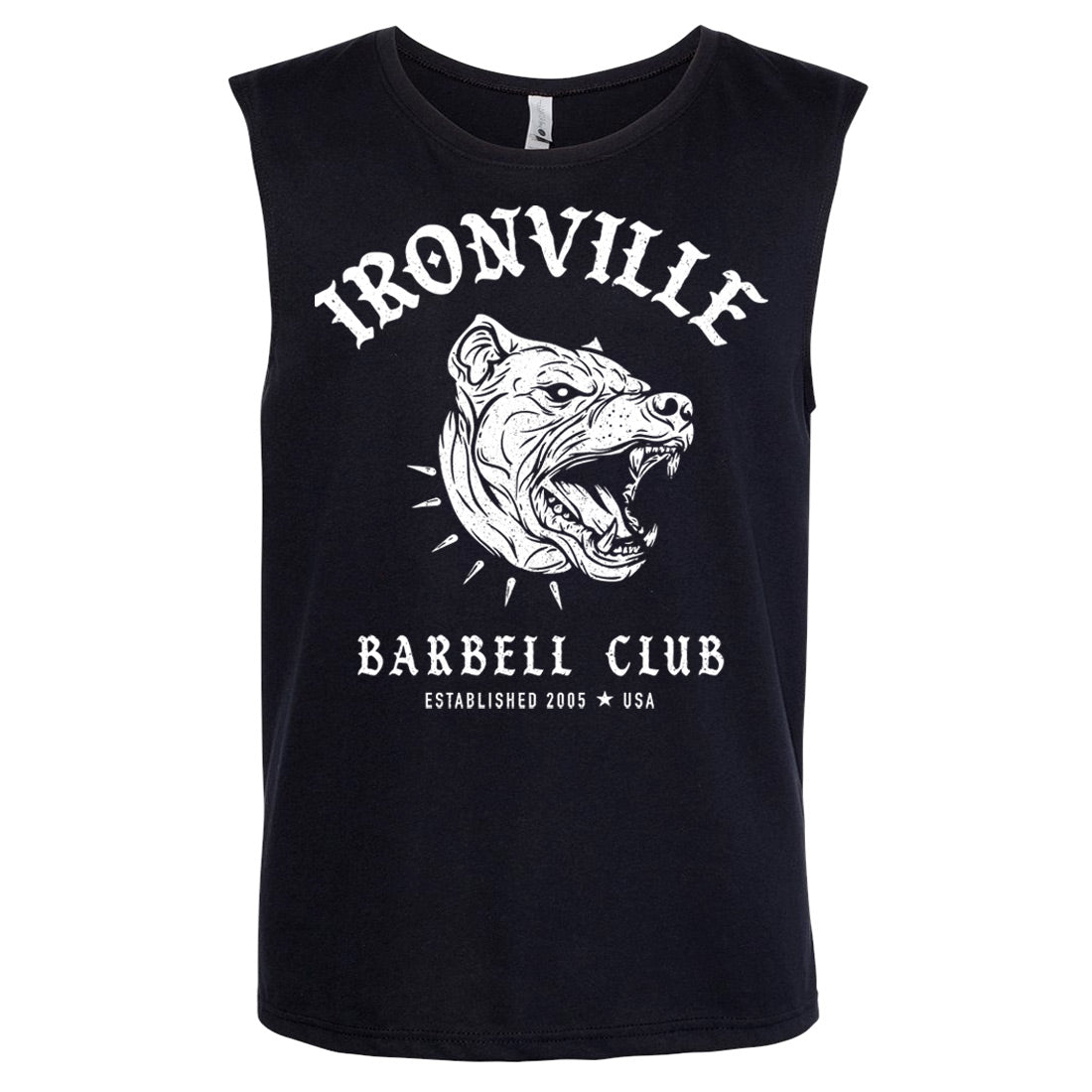 Ironville BARBELL PIT 26 Sleeveless Gym Shirt