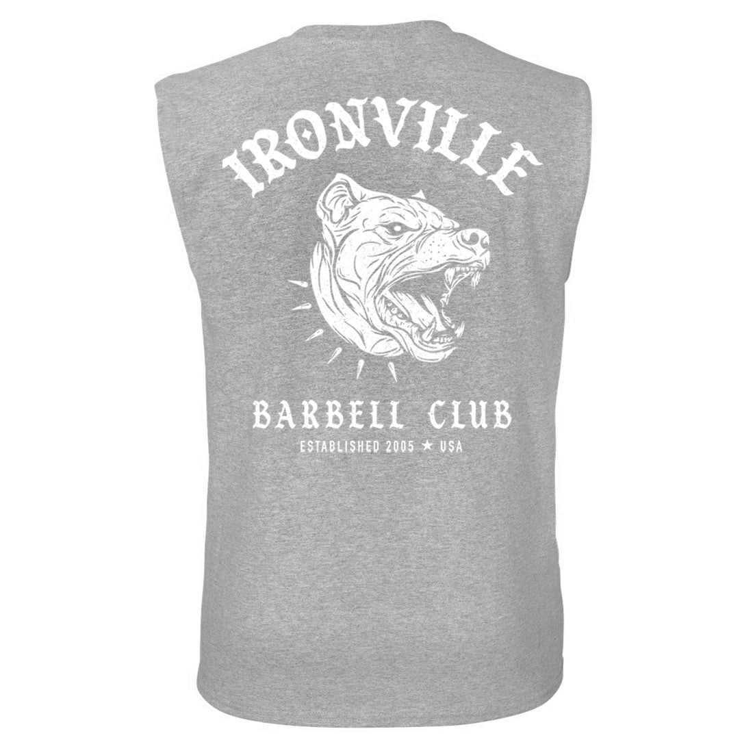Ironville BARBELL PIT 26 Sleeveless Gym Shirt