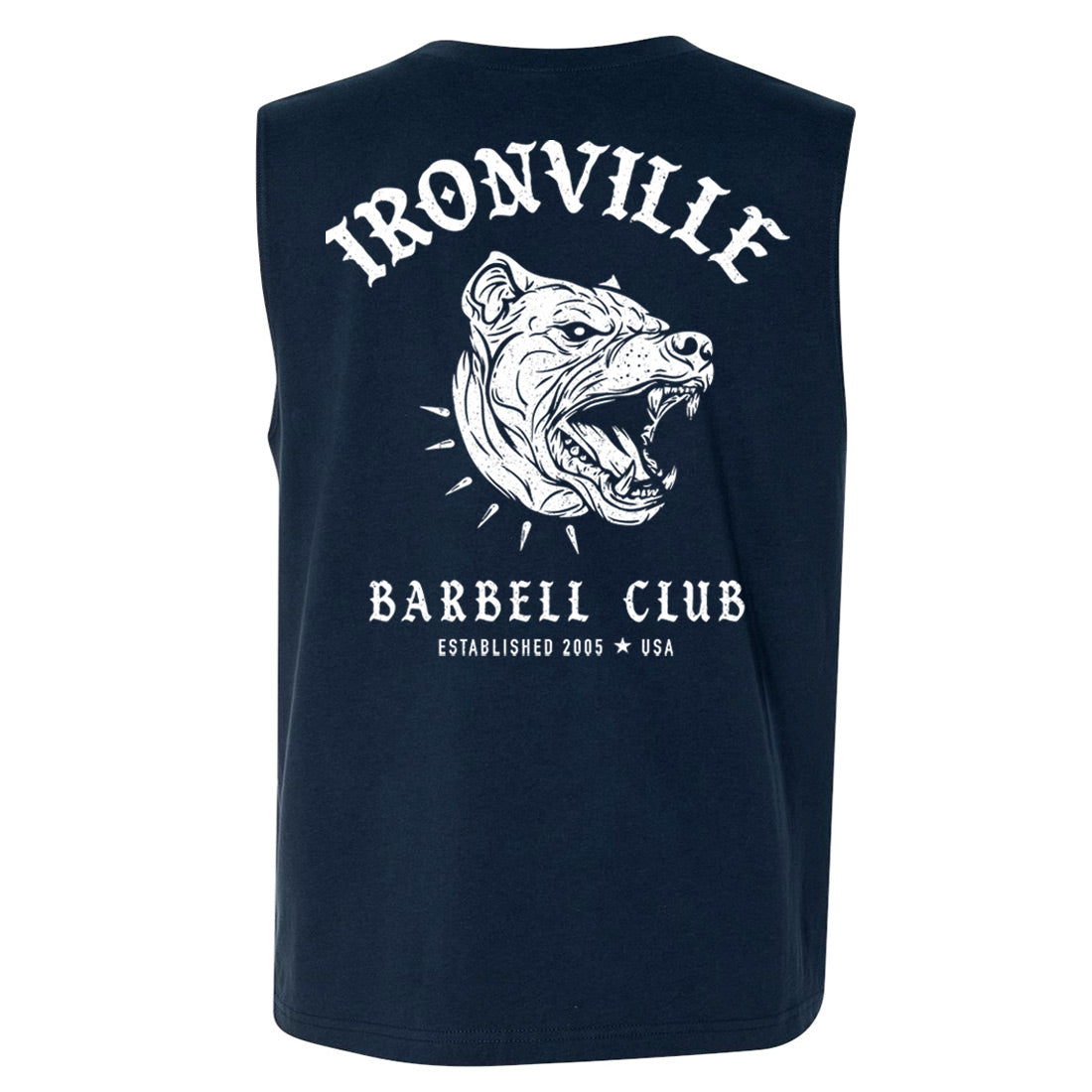 Ironville BARBELL PIT 26 Sleeveless Gym Shirt