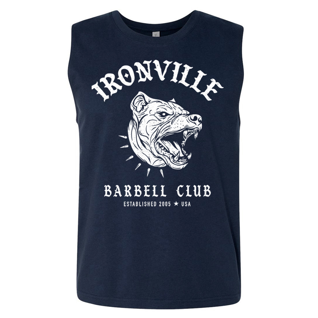 Ironville BARBELL PIT 26 Sleeveless Gym Shirt
