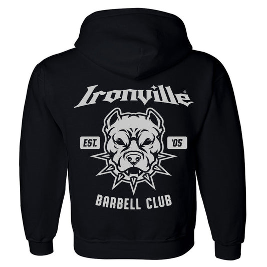 Ironville BARBELL PITBULL Pullover Hoodie Sweatshirt