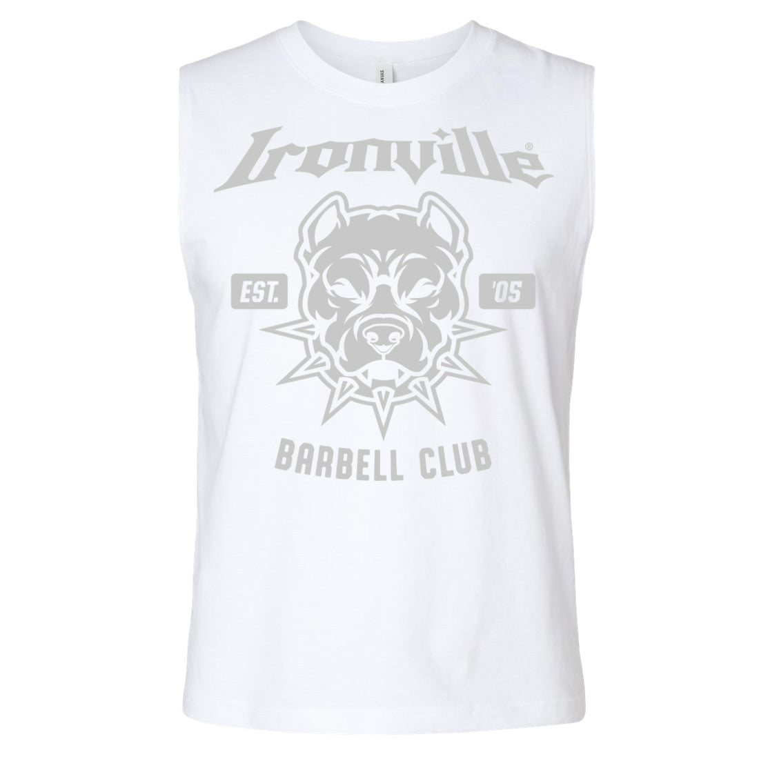 Ironville BARBELL PITBULL Sleeveless Muscle T-shirt