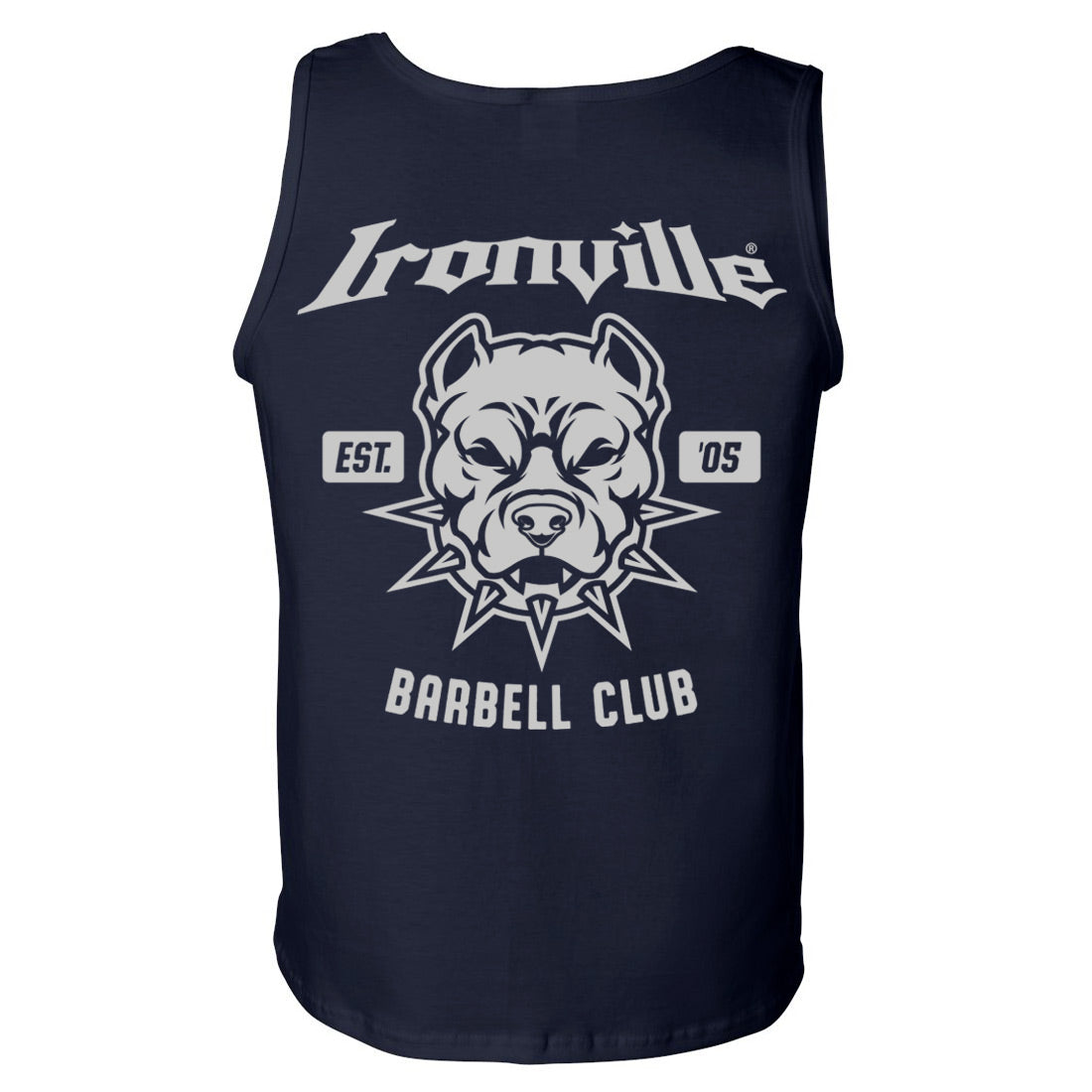 Ironville BARBELL PITBULL Standard Cut Gym Tank Top