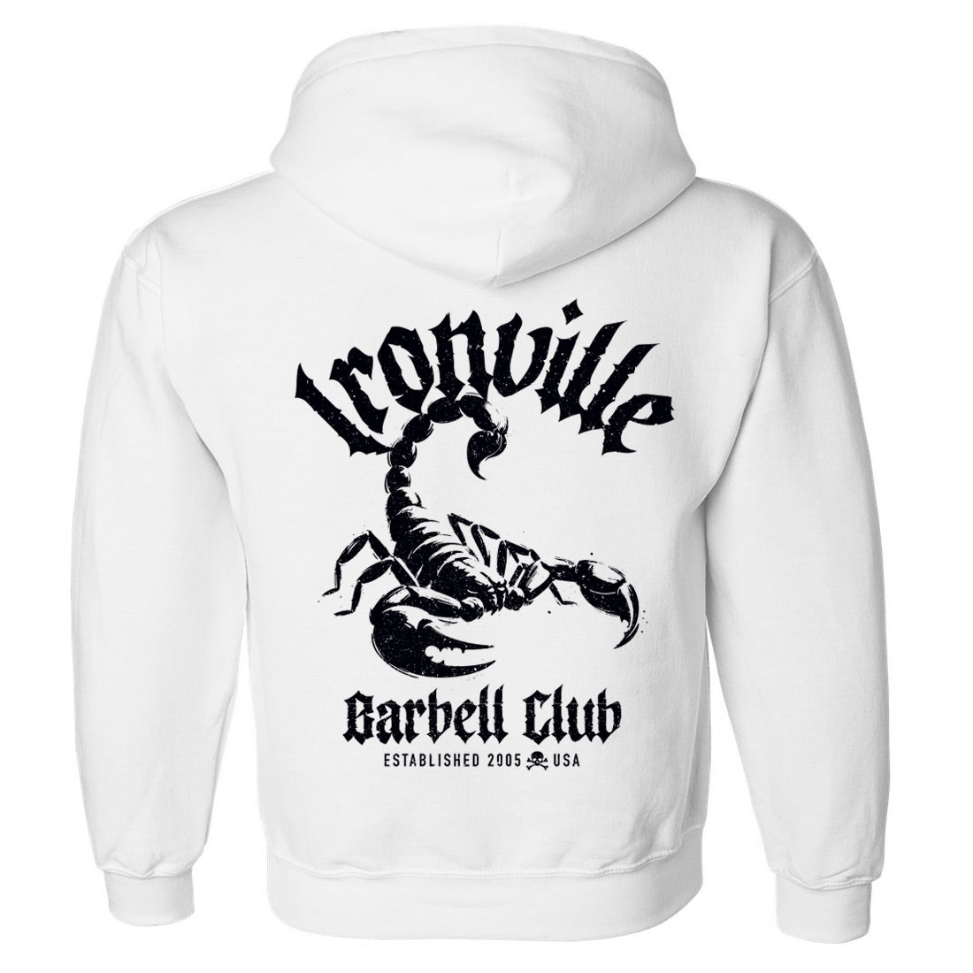 Ironville BARBELL SCORPION Pullover Hoodie Sweatshirt