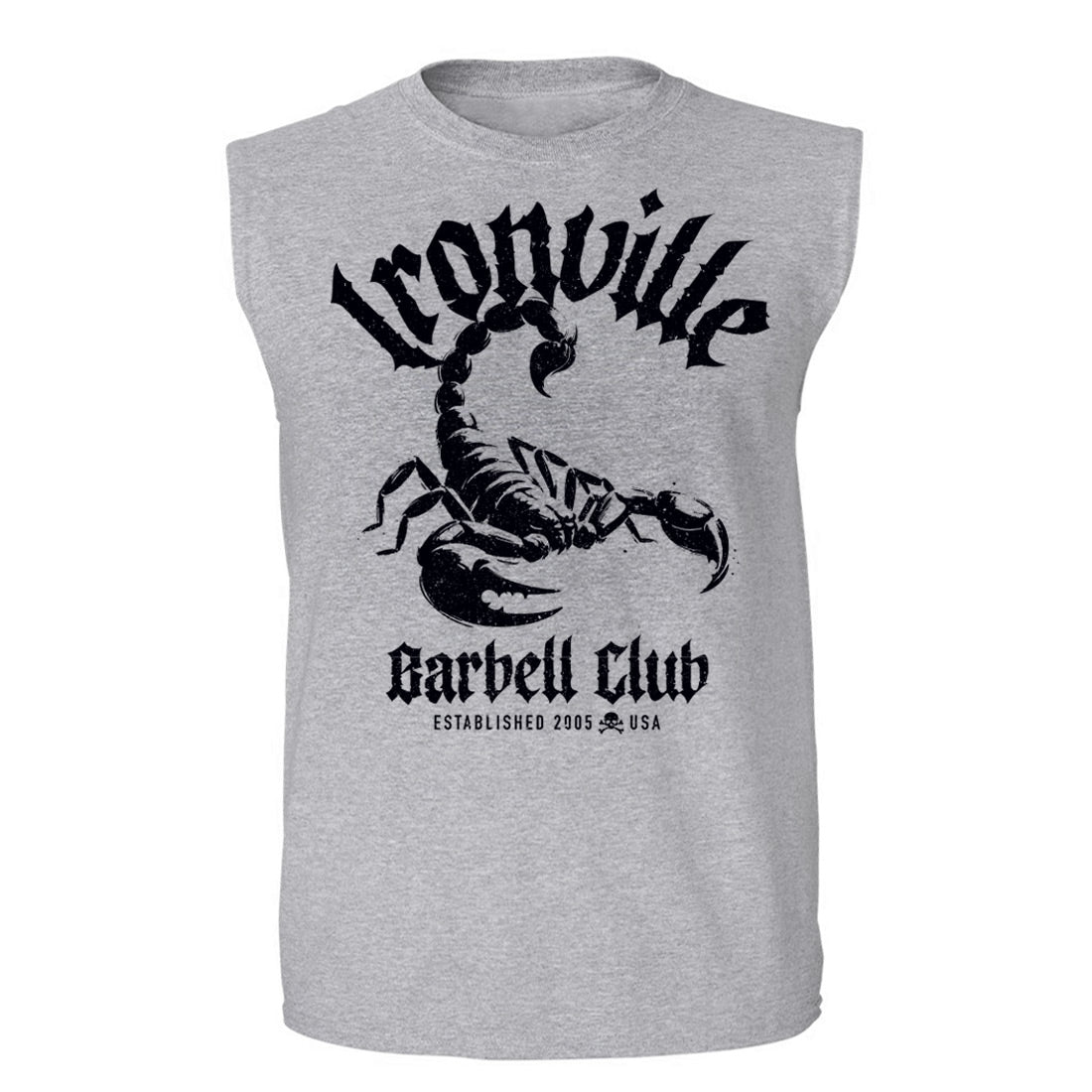 Ironville BARBELL SCORPION Sleeveless Muscle Shirt
