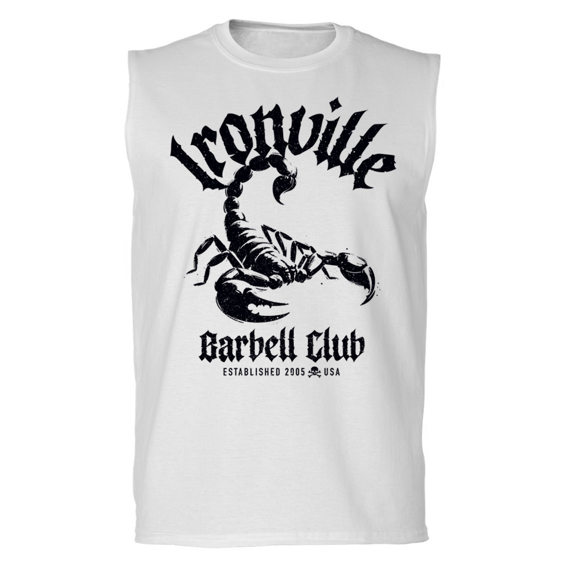 Ironville BARBELL SCORPION Sleeveless Muscle Shirt