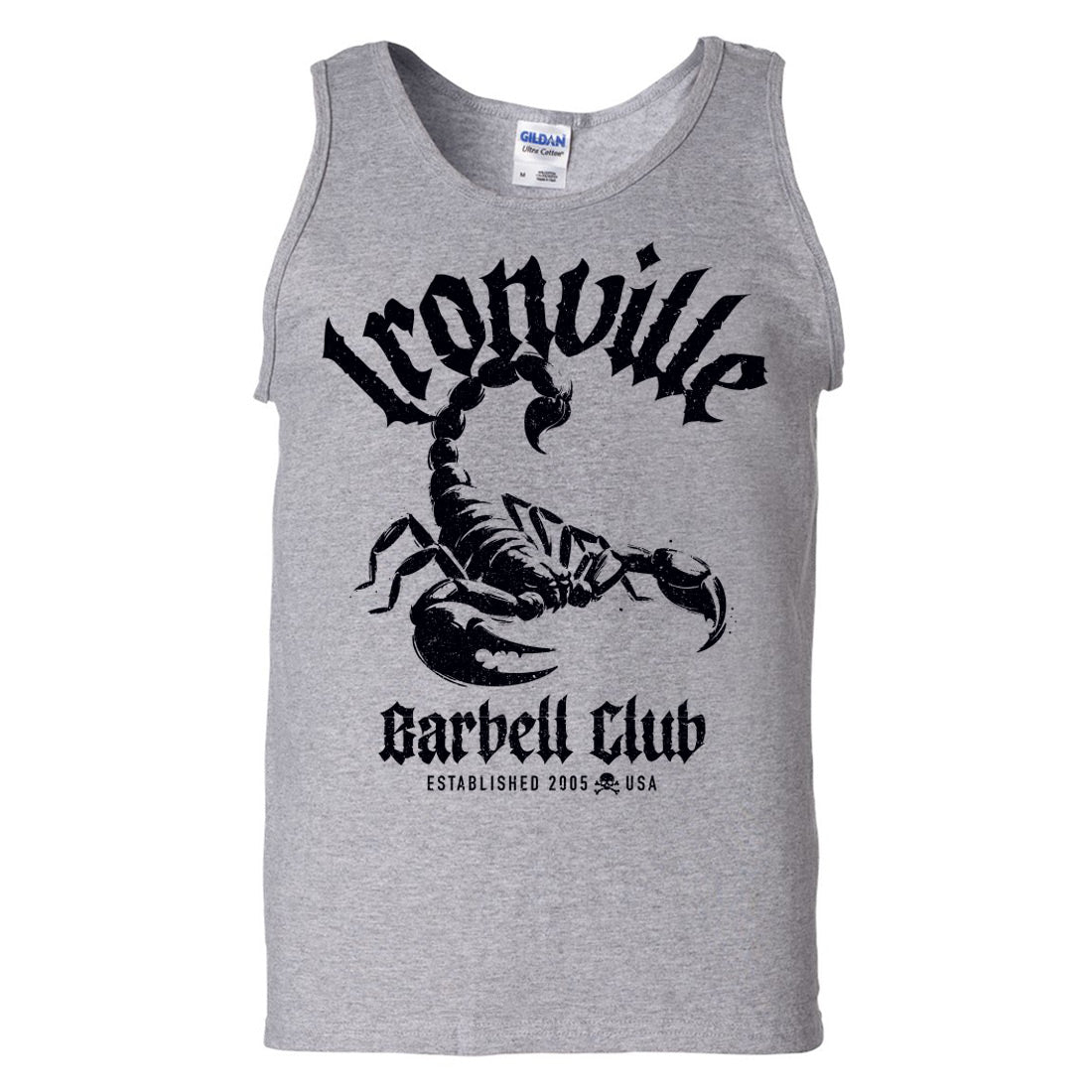Ironville BARBELL SCORPION Standard Cut Tank Top