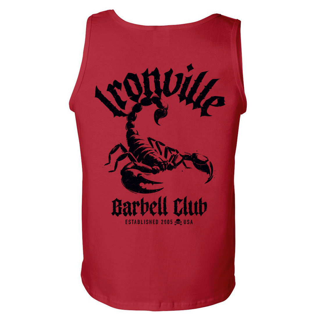 Ironville BARBELL SCORPION Standard Cut Tank Top