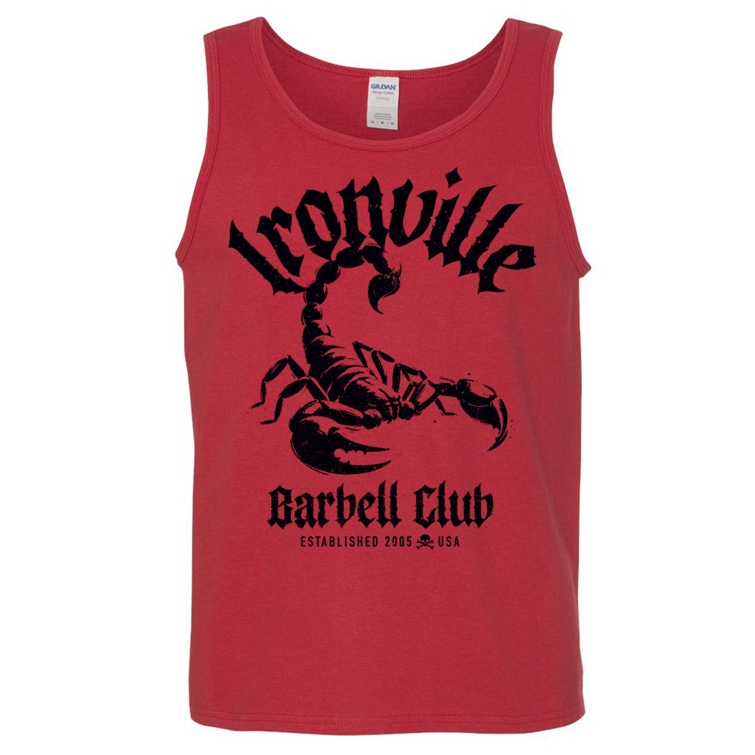 Ironville BARBELL SCORPION Standard Cut Tank Top