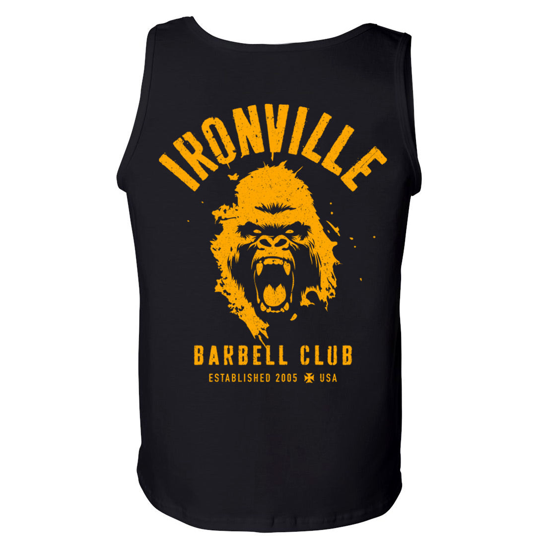 Ironville BARBELL SILVERBACK Standard Cut Tank Top