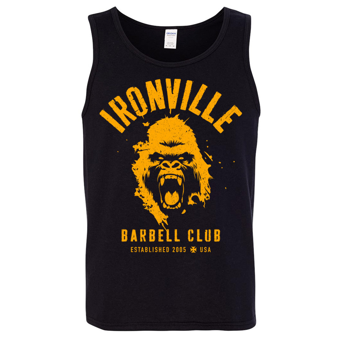 Ironville BARBELL SILVERBACK Standard Cut Tank Top