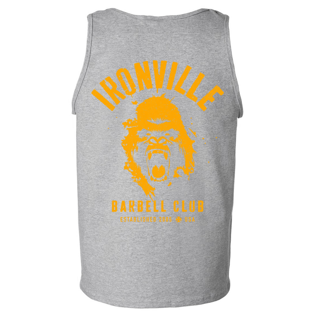 Ironville BARBELL SILVERBACK Standard Cut Tank Top