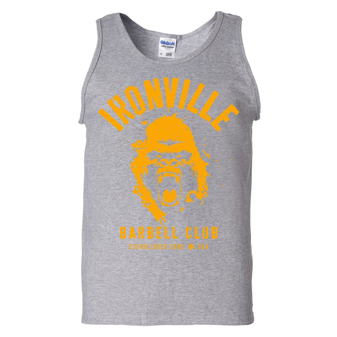 Ironville BARBELL SILVERBACK Standard Cut Tank Top