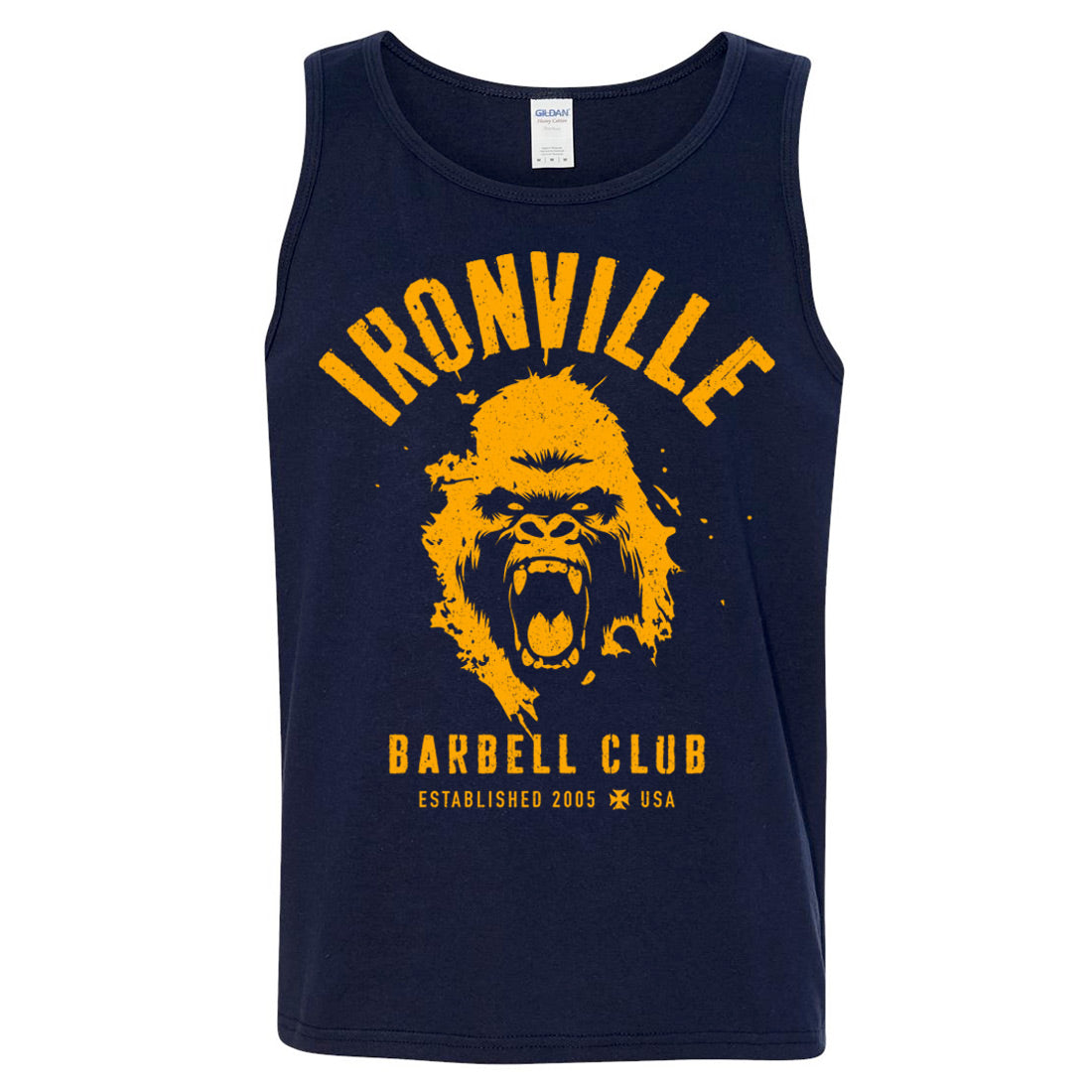 Ironville BARBELL SILVERBACK Standard Cut Tank Top
