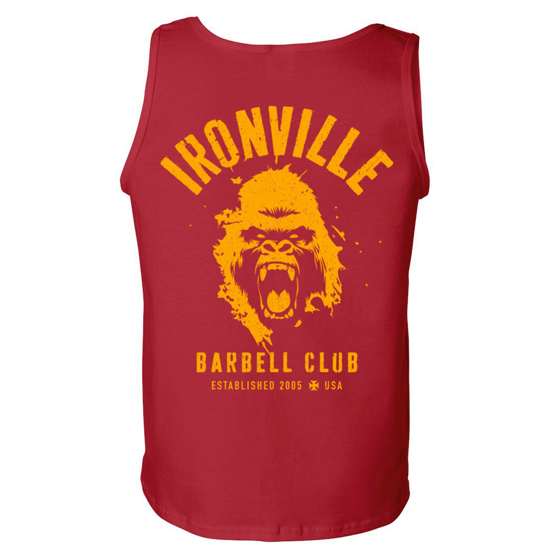 Ironville BARBELL SILVERBACK Standard Cut Tank Top