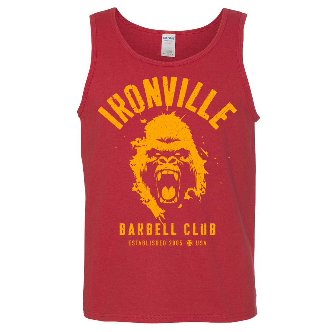 Ironville BARBELL SILVERBACK Standard Cut Tank Top