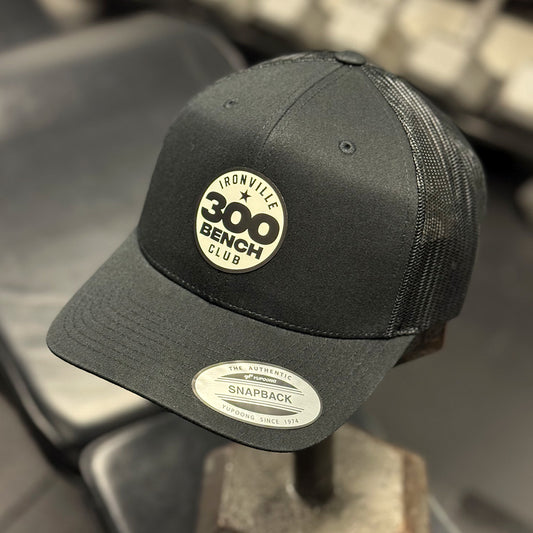 Ironville 300 BENCH CLUB Trucker Cap (Black)