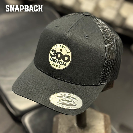 Ironville 300 BENCH CLUB Trucker Cap (Black)
