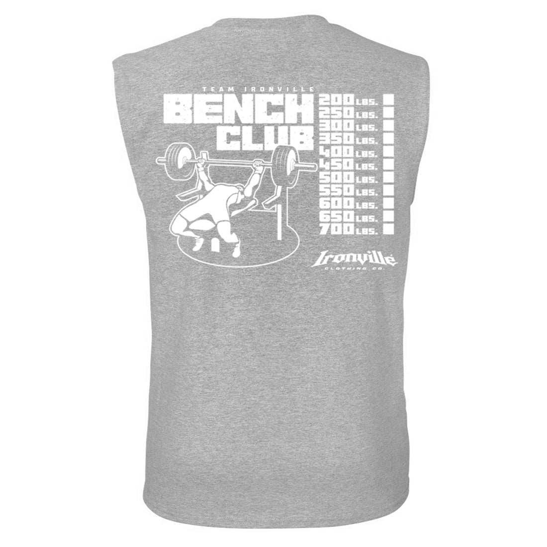 Ironville BENCH CLUB Sleeveless Muscle T-shirt