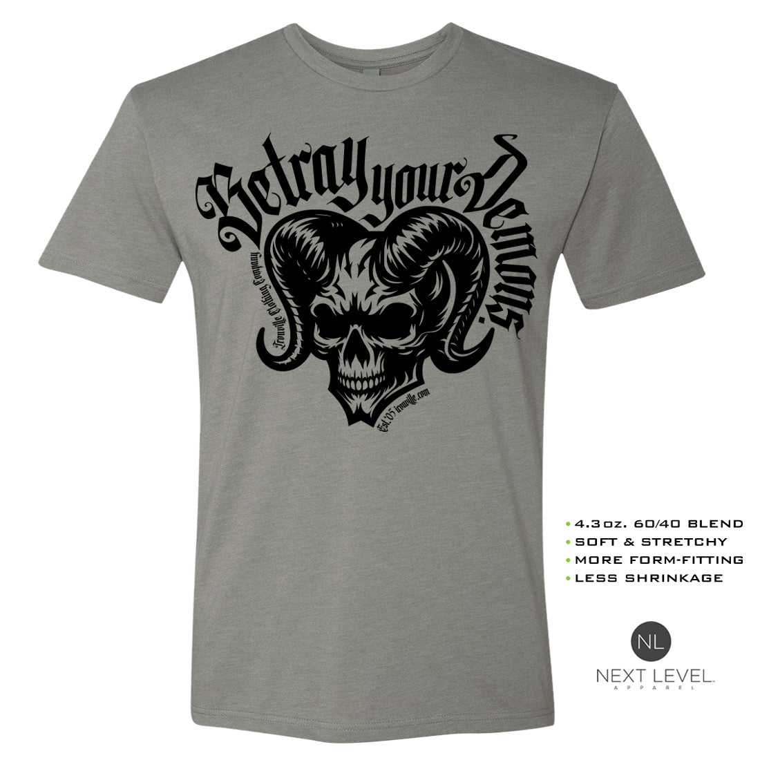 Ironville BETRAY YOUR DEMONS Soft-Blend Gym T-shirt