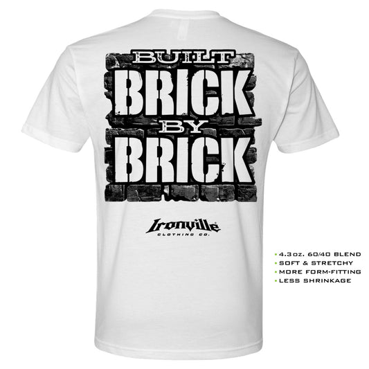 Ironville BRICK BY BRICK Soft-Blend Gym T-shirt