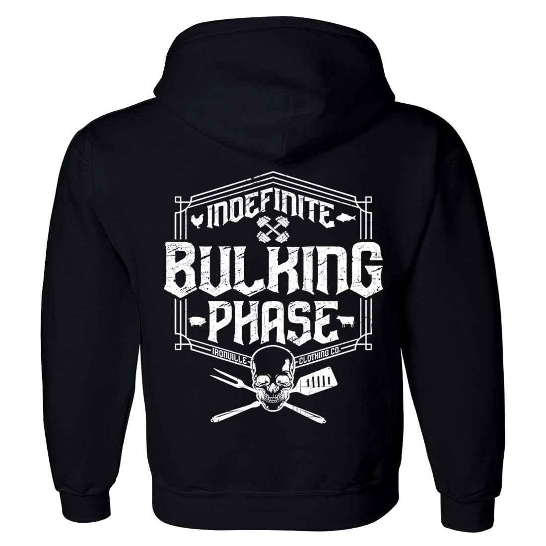 Ironville BULKING PHASE Pullover Hoodie Sweatshirt
