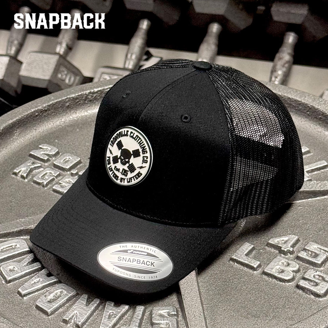 Ironville Crossbones SNAPBACK CAP TRUCKER