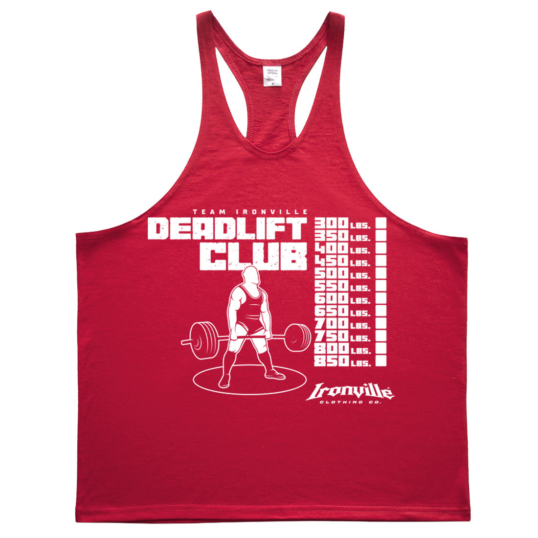 Ironville DEADLIFT CLUB Stringer Tank Top