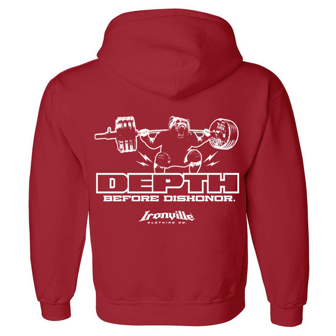 Ironville DEPTH BEFORE DISHONOR Hooded Sweatshirt