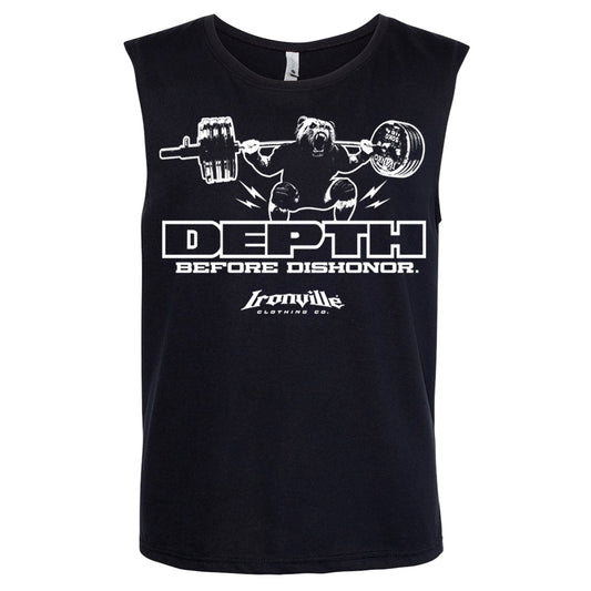 Ironville DEPTH BEFORE DISHONOR Sleeveless Muscle Shirt