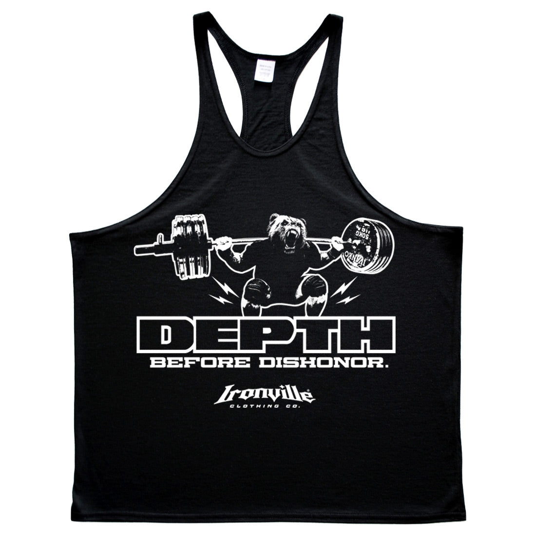 Ironville DEPTH BEFORE DISHONOR Stringer Tank Top