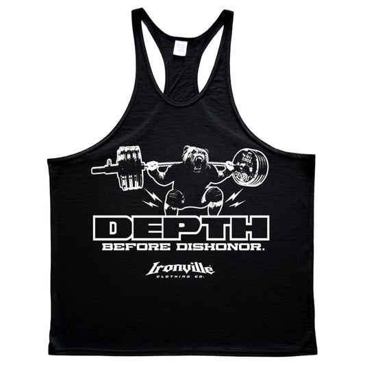 Ironville DEPTH BEFORE DISHONOR Stringer Tank Top