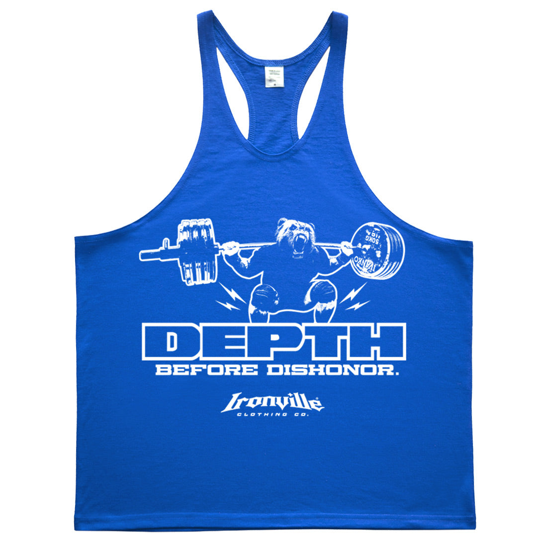 Ironville DEPTH BEFORE DISHONOR Stringer Tank Top