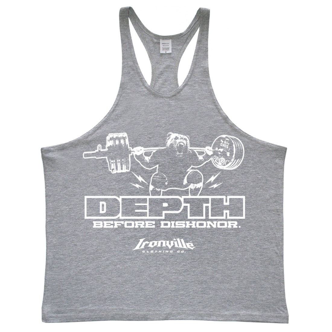 Ironville DEPTH BEFORE DISHONOR Stringer Tank Top