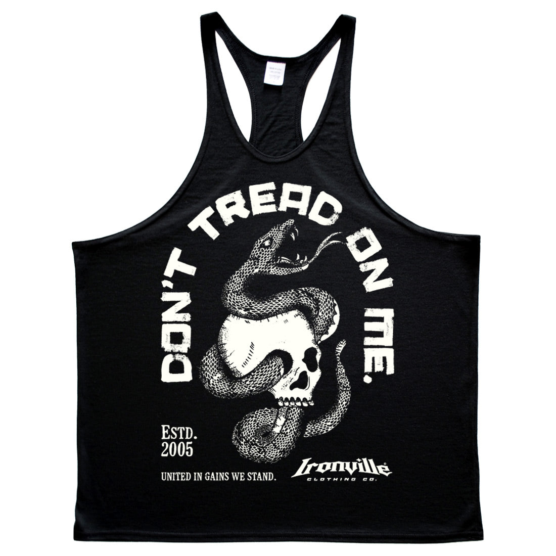 Ironville DON'T TREAD ON ME Stringer Tank Top