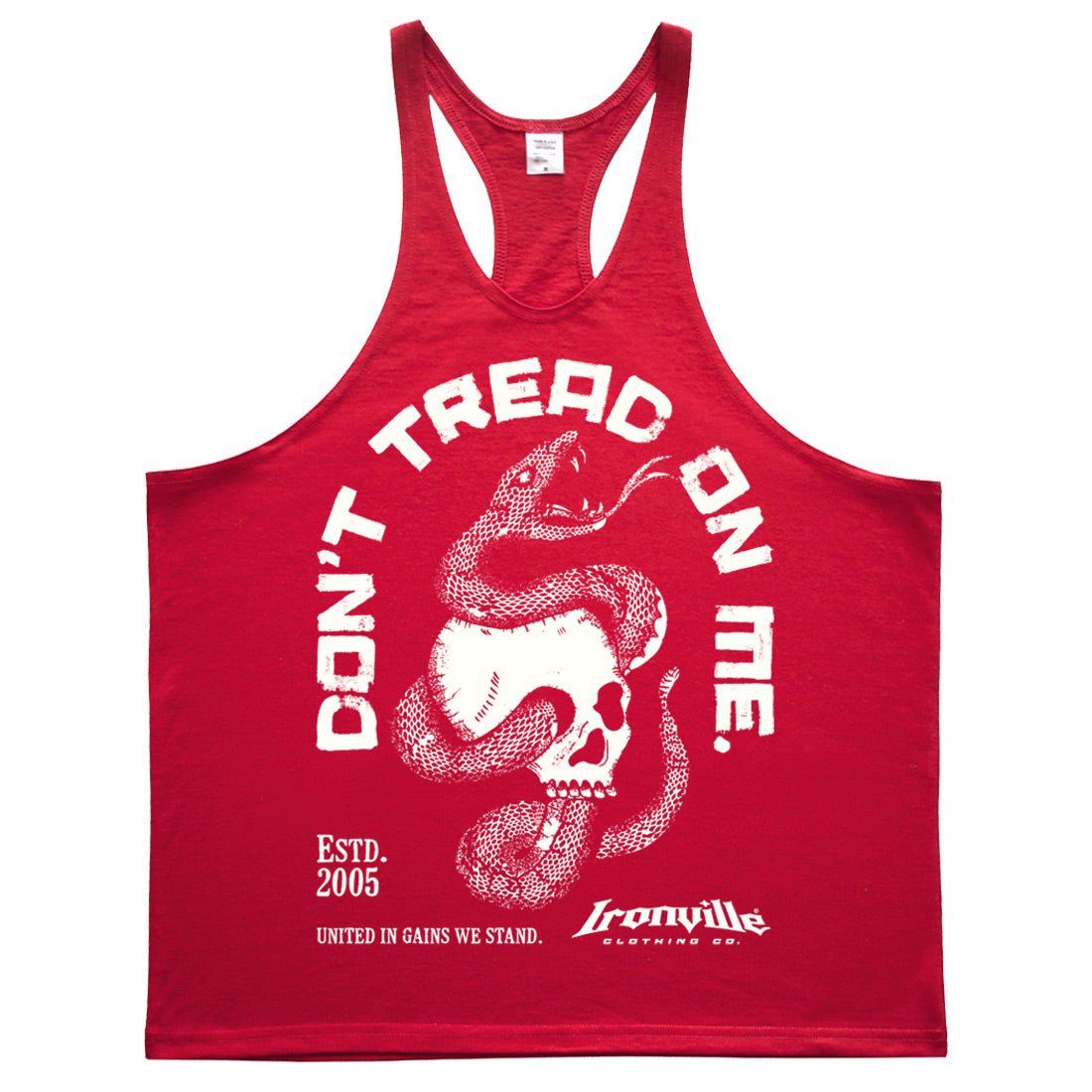 Ironville DON'T TREAD ON ME Stringer Tank Top