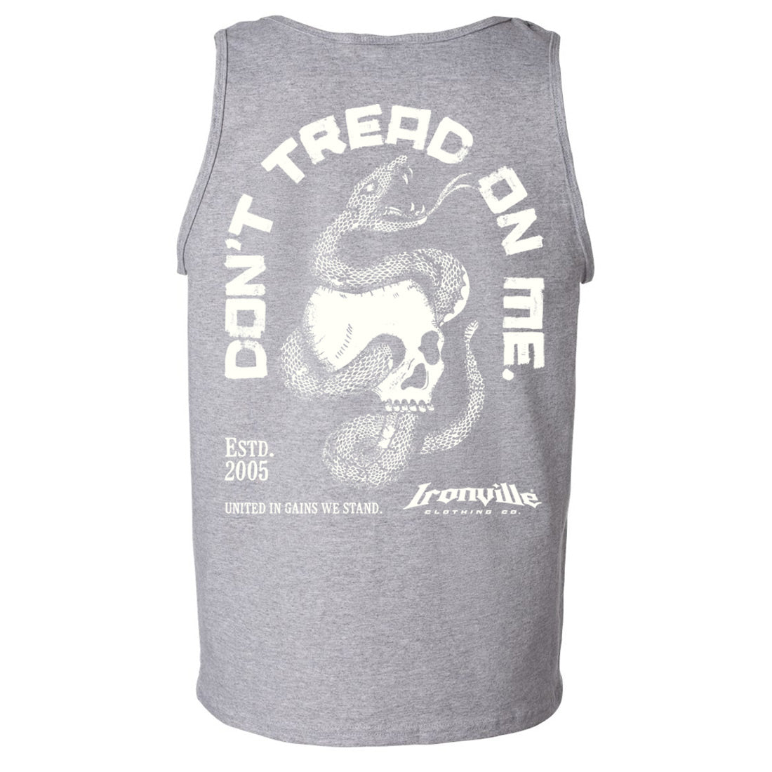 Ironville DON'T TREAD Standard Cut Gym Tank Top