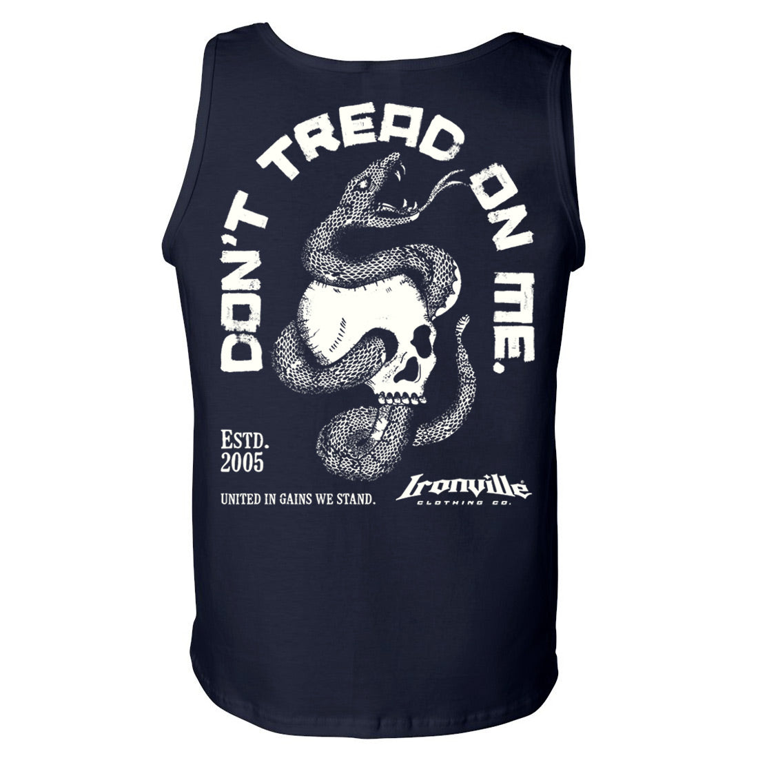 Ironville DON'T TREAD Standard Cut Gym Tank Top