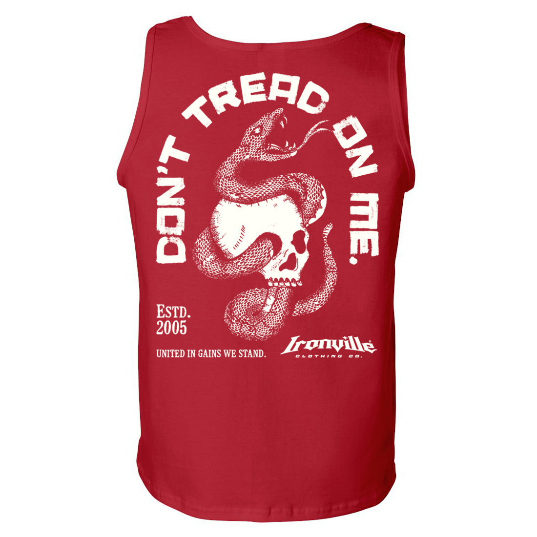 Ironville DON'T TREAD Standard Cut Gym Tank Top